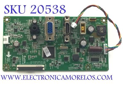 MAIN PARA MONITOR LENOVO / NUMERO DE PARTE J00007607105034 / MN08170101 / 60104-08802 / NUMERO DE PANEL BOEB238WU3 / MODELO F19238FL0